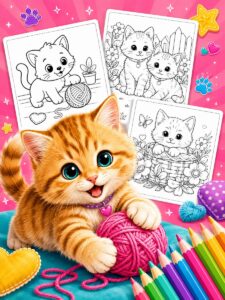 Cat Coloring Pages