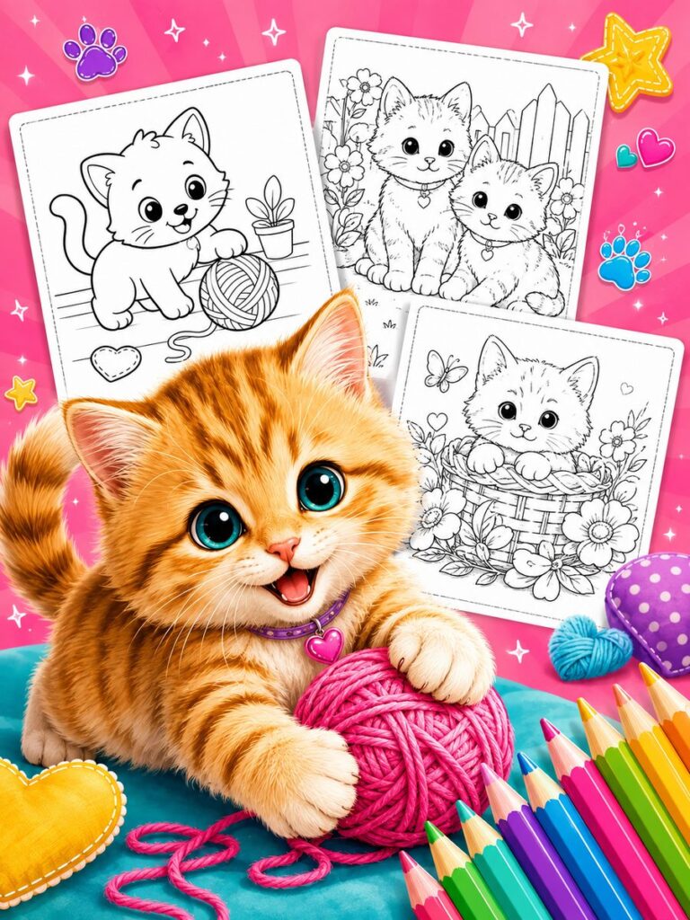 Cat Coloring Pages