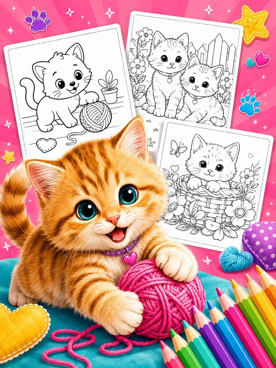 Cat Coloring Pages