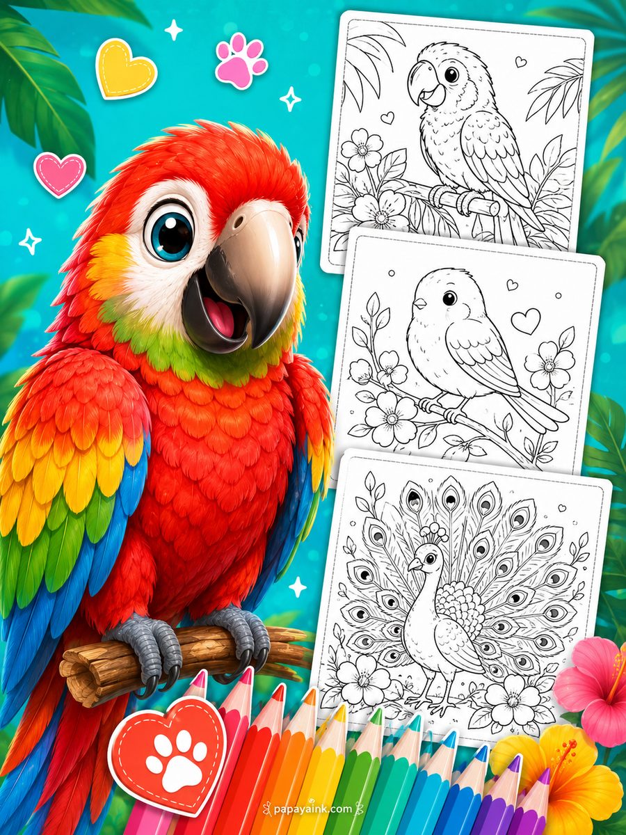 Bird Coloring Pages